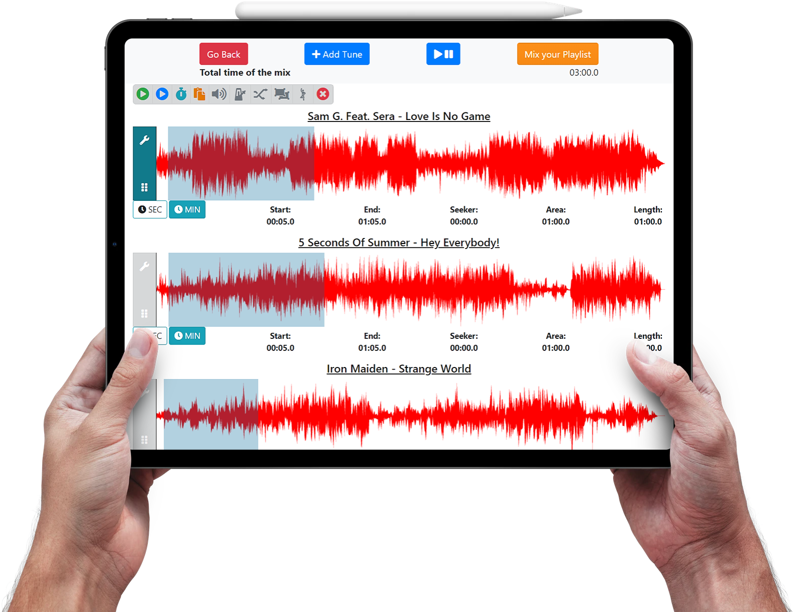 ipad pro hands webmixing 2020